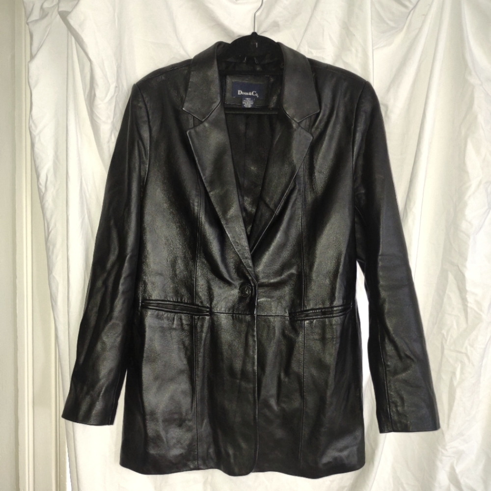 Denim & Co Leather Jacket